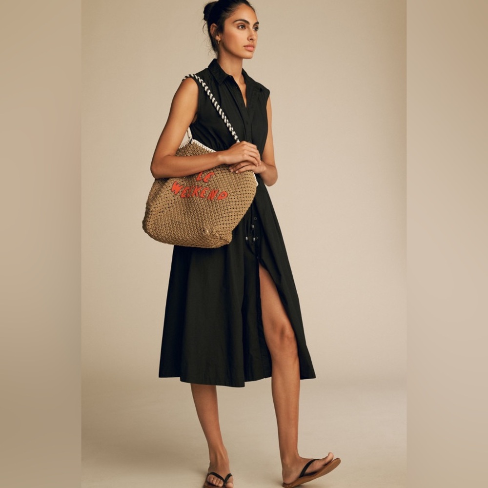 Maeve Sleeveless Shirt Dress